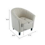Fauteuil club Napoli en cuir reconstitué style transitionnel par Christopher Knight Home