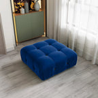 Canapé d'angle modulable convertible 104, canapés minimalistes en velours style milieu du siècle