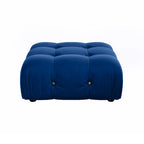 Canapé d'angle modulable convertible 104, canapés minimalistes en velours style milieu du siècle