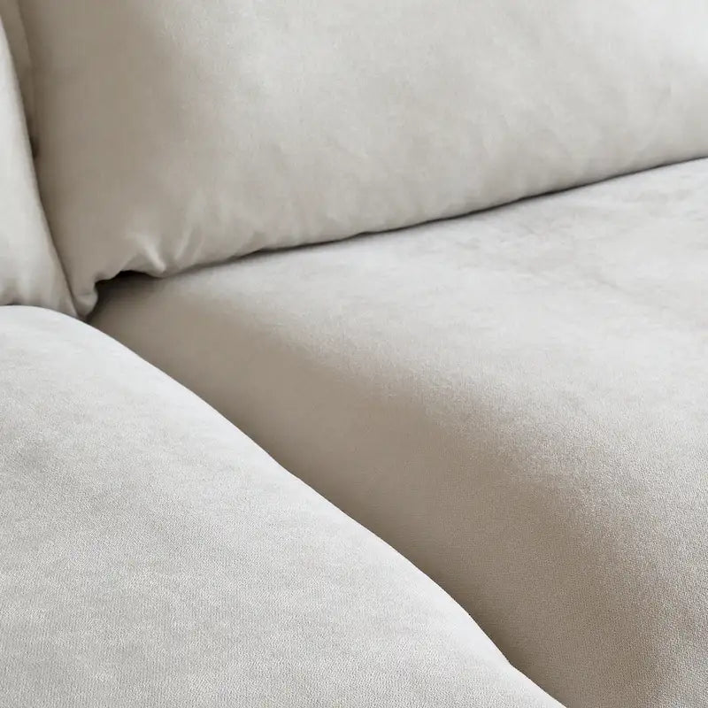 Canapés d'angle sectionnels rembourrés 6 pièces