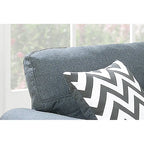 Ensemble canapé et causeuse 2 pièces Bobkona Troy en peluche polyfibre