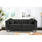 Hills Tufted Back Nailhead 75.2 Sofa