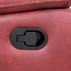 Fauteuil inclinable manuel Steve Silver Kameryn en similicuir