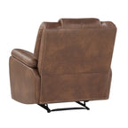 Fauteuil inclinable manuel Steve Silver Kameryn en similicuir
