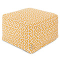 Pouf ottoman Aruba d'intérieur/extérieur Majestic Home Goods, 68,5 cm L x 68,5 cm l x 43 cm H