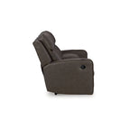 Canapé inclinable deux places avec console, Signature Design by Ashley Lavenhorne - 77 cm (L) x 42 cm (P) x 43 cm (H)