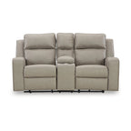 Canapé inclinable deux places avec console, Signature Design by Ashley Lavenhorne - 77 cm (L) x 42 cm (P) x 43 cm (H)
