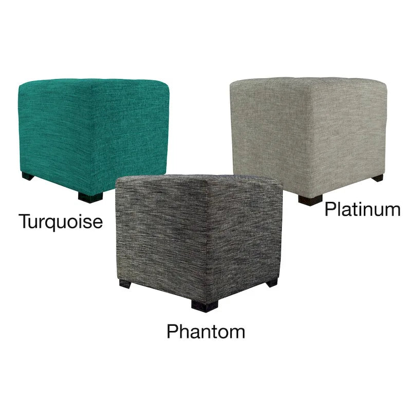 Pouf capitonné Lucky Square de MJL Furniture