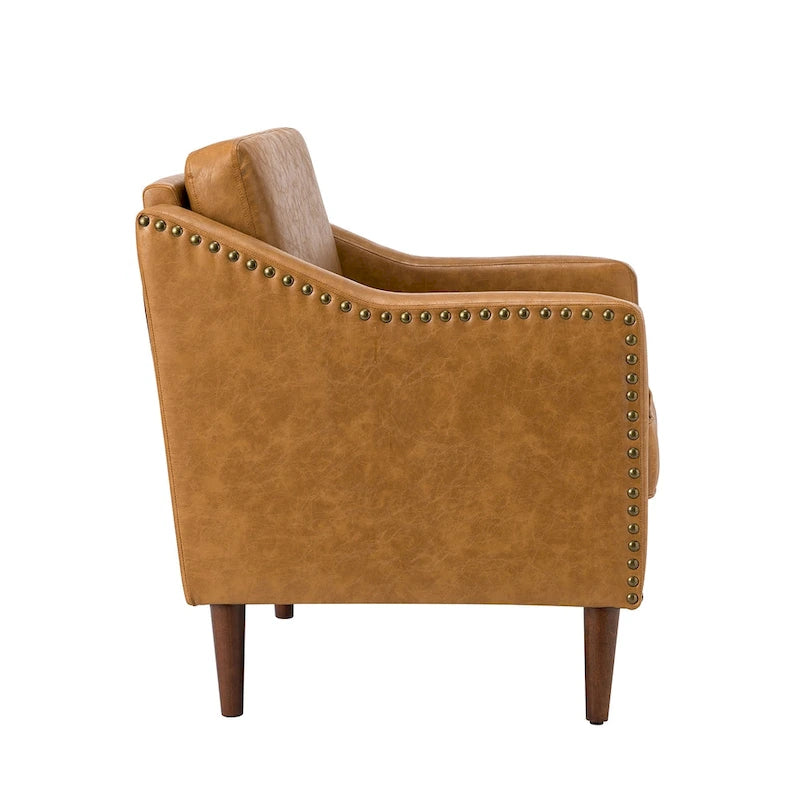 Fauteuil Duarte transitionnel avec accoudoirs inclinés, ensemble de 2