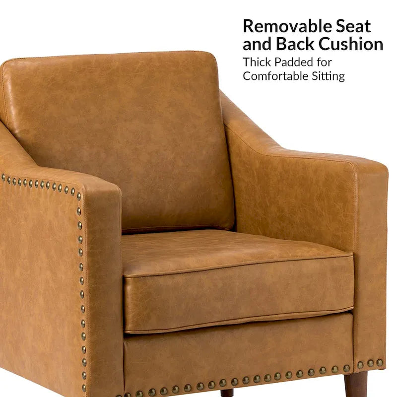 Fauteuil Duarte transitionnel avec accoudoirs inclinés, ensemble de 2