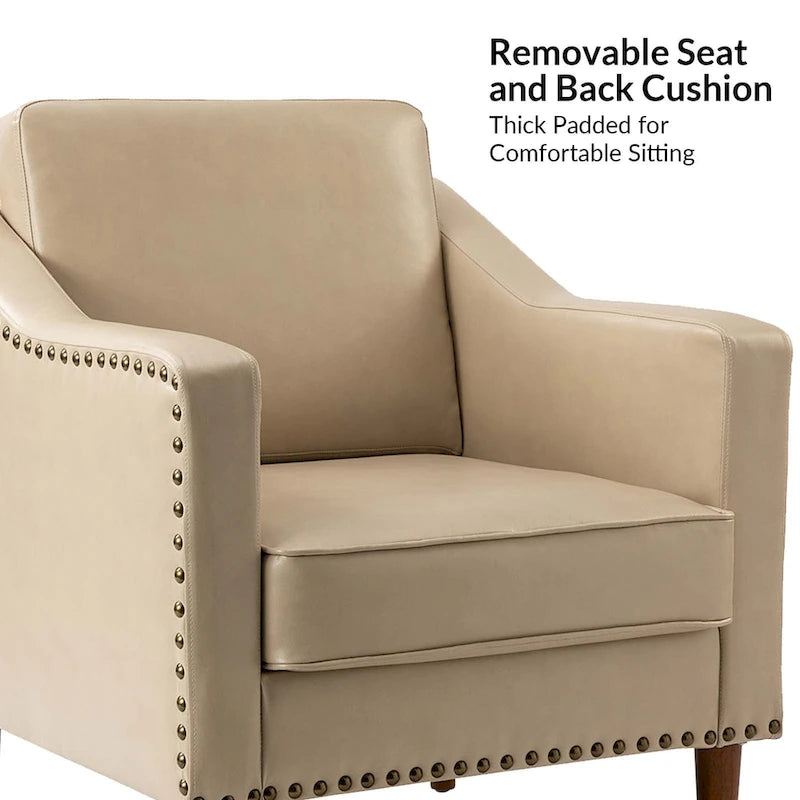 Fauteuil Duarte transitionnel avec accoudoirs inclinés, ensemble de 2