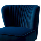 Ensemble de 2 chaises d'appoint rembourrées Barto avec dossier capitonné par HULALA HOME