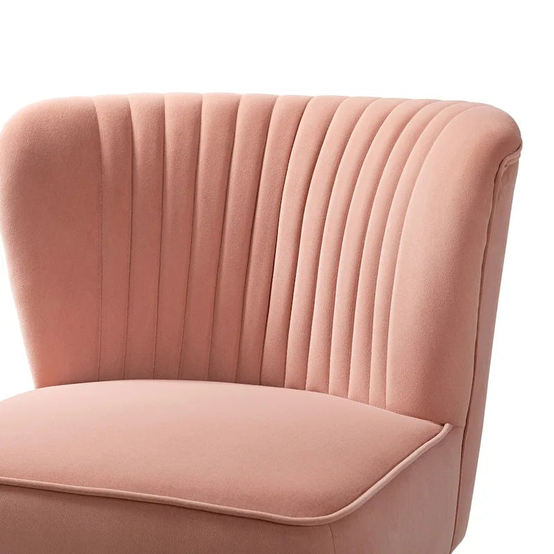 Ensemble de 2 chaises d'appoint rembourrées Barto avec dossier capitonné par HULALA HOME