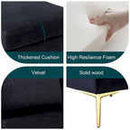 Canapé d'angle modulaire détachable en velours en forme de U