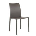Lynda Mid-Century Modern Bonded Leather Dining Chair