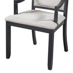 Ensemble de salle à manger rétro 5 pièces comprenant une table ronde extensible et 4 chaises pour cuisine/salle à manger