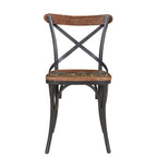 Chaises de salle à manger Linon à dossier croisé (ensemble de 2)