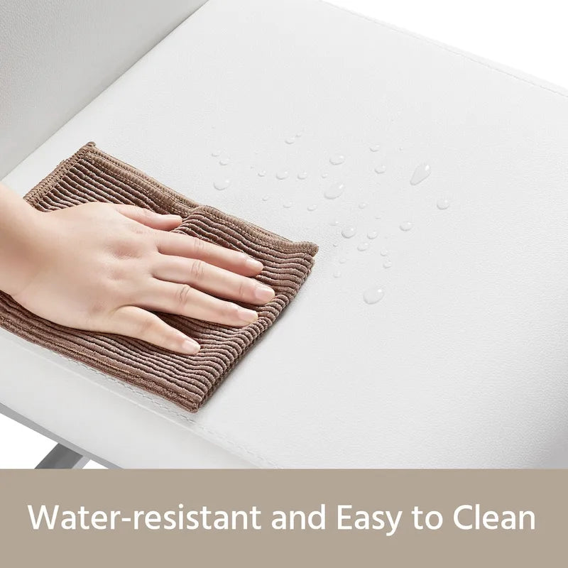 Yaheetech Lot de 2 chaises de salle à manger rembourrées à dossier haut pour la maison