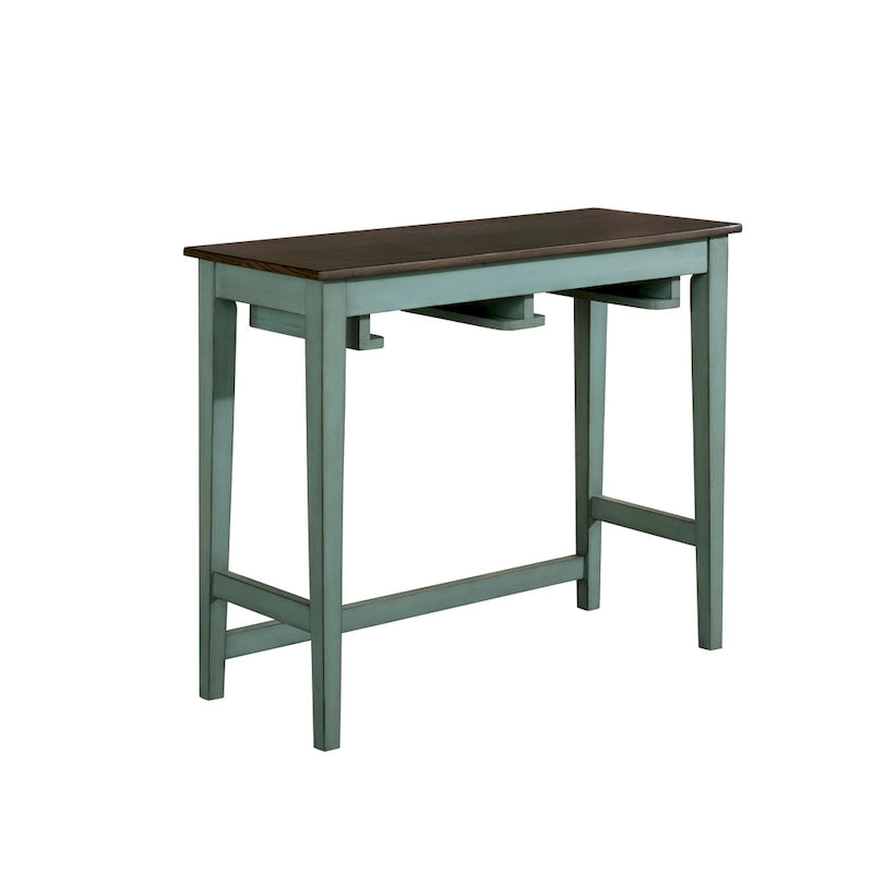 Ensemble table de bar Flaros Transitional en bois massif 3 pièces par Furniture of America