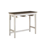 Ensemble table de bar Flaros Transitional en bois massif 3 pièces par Furniture of America