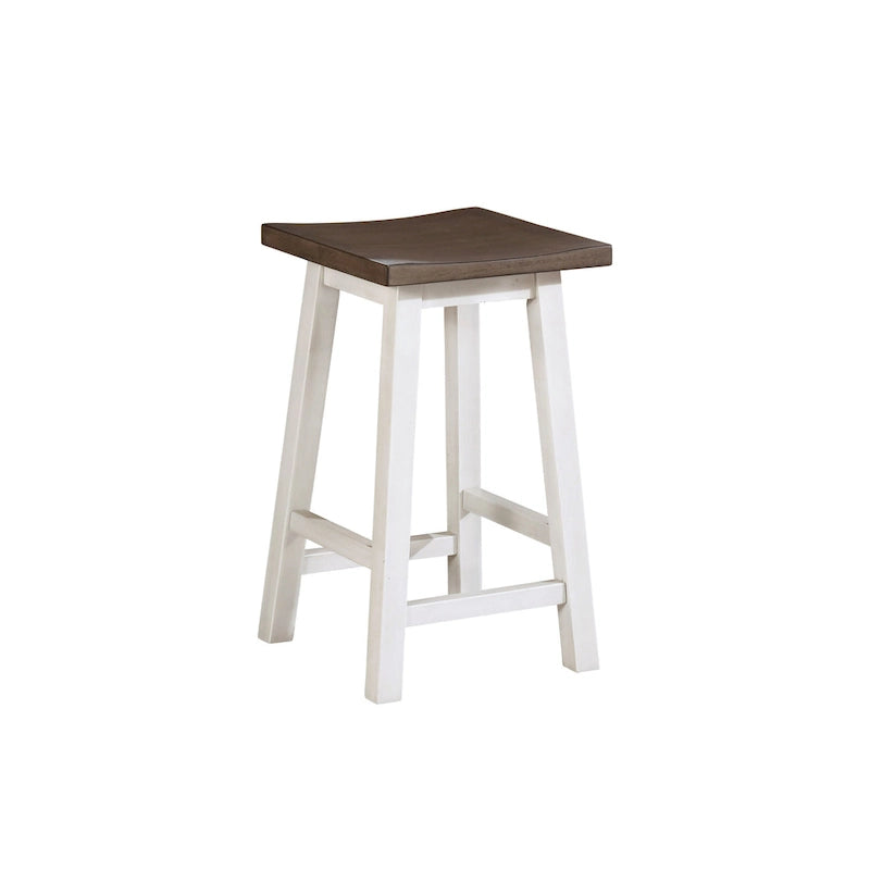 Ensemble table de bar Flaros Transitional en bois massif 3 pièces par Furniture of America