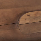 Buffet Astrid en bois de manguier massif brun moyen, 6 tiroirs - 189 cm (L) x 50,3 cm (l) x 74,9 cm (H)