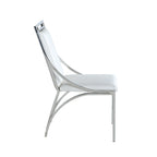 Chaise d'appoint Somette contemporaine à structure ouverte, lot de 2