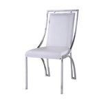Chaise d'appoint Somette contemporaine à structure ouverte, lot de 2