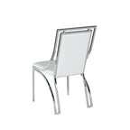 Chaise d'appoint Somette contemporaine à structure ouverte, lot de 2