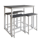 Ensemble de salle à manger élégant en métal 5 pièces CraftPorch