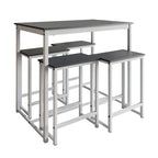 Ensemble de salle à manger élégant en métal 5 pièces CraftPorch