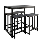 Ensemble de salle à manger élégant en métal 5 pièces CraftPorch