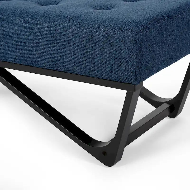 Banc ottoman contemporain en tissu Ursa par Christopher Knight Home