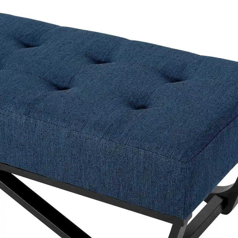 Banc ottoman contemporain en tissu Ursa par Christopher Knight Home