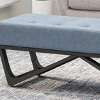 Banc ottoman contemporain en tissu Ursa par Christopher Knight Home