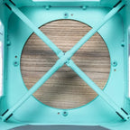 Tabourets de bar Andeworld, 61 cm (24 pouces), en métal avec dossier, lot de 4