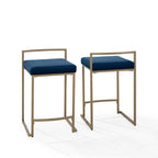 Ensemble de 2 tabourets de bar Crosley Harlowe à hauteur de comptoir