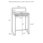 Ensemble de 2 tabourets de bar Crosley Harlowe à hauteur de comptoir