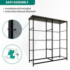Tour de rangement verticale moderne à 8 tiroirs en tissu pour chambre à coucher