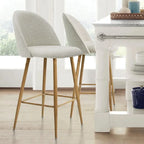 Tabouret de bar rembourré de 66 cm (lot de 2) - 95,5 x 42,4 x 42,9 cm