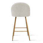 Tabouret de bar rembourré de 66 cm (lot de 2) - 95,5 x 42,4 x 42,9 cm