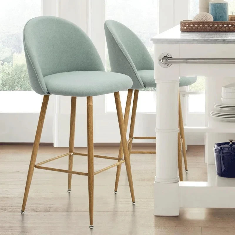 Tabouret de bar rembourré de 66 cm (lot de 2) - 95,5 x 42,4 x 42,9 cm