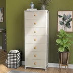 Commode à 7 tiroirs, tour de rangement pour chambre à coucher