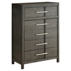 Commode Tass Transitional en bois massif à 5 tiroirs de Furniture of America