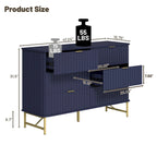 Commode d'appoint moderne Clihome en MDF à 6 tiroirs