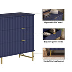 Commode d'appoint moderne Clihome en MDF à 6 tiroirs