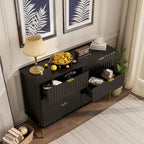 Commode d'appoint moderne Clihome en MDF à 6 tiroirs