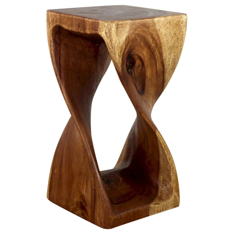 Tabouret Haussmann Original Wood Twist 12 x 12 x 23 po (30,5 x 30,5 x 58,5 cm) - 12 x 12 x 23 po (30,5 x 30,5 x 58,5 cm)