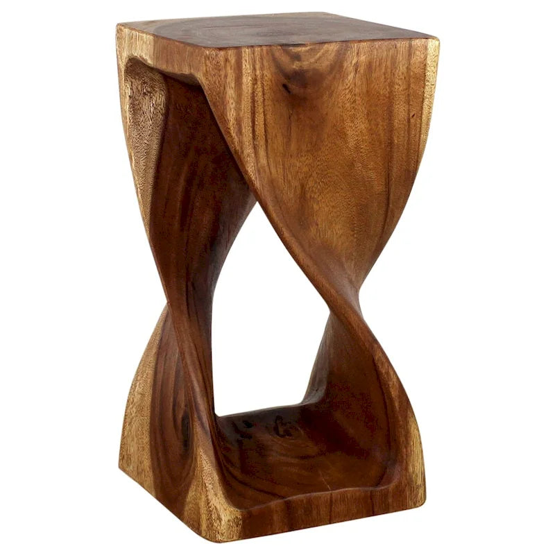 Tabouret Haussmann Original Wood Twist 12 x 12 x 23 po (30,5 x 30,5 x 58,5 cm) - 12 x 12 x 23 po (30,5 x 30,5 x 58,5 cm)