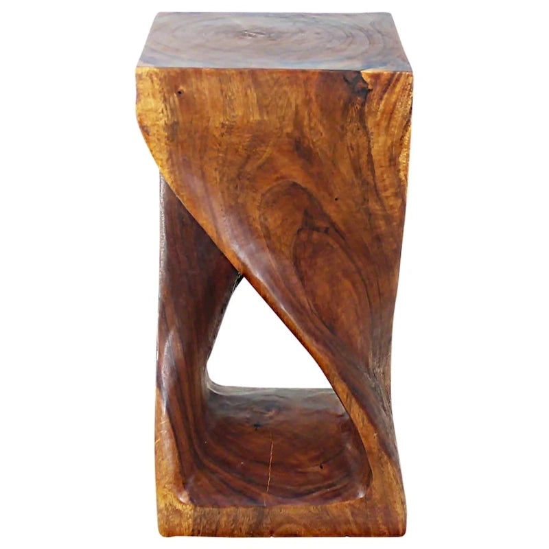 Tabouret Haussmann Original Wood Twist 12 x 12 x 23 po (30,5 x 30,5 x 58,5 cm) - 12 x 12 x 23 po (30,5 x 30,5 x 58,5 cm)